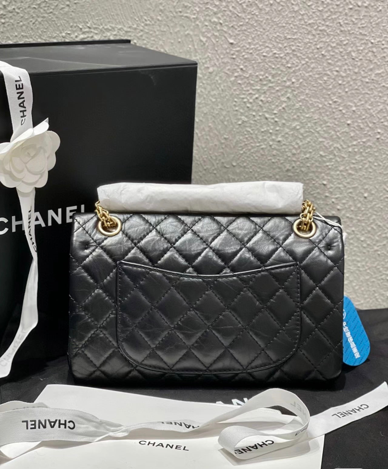 CHANEL▶︎✨| 2.55 CALFSKIN HANDBAG 經典2.55仿舊牛皮翻蓋包 A37586 *£8,530