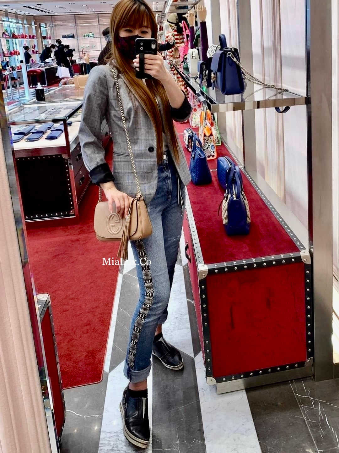 @Gucci▪️Soho Chain Bag 浮雕法棍包/P785 🔔限時折🉐36330