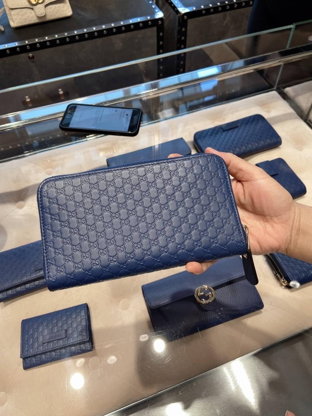 @Gucci▪️Embossed Long Wallet 壓紋拉鍊長夾/P270 🔔限時折🉐13150