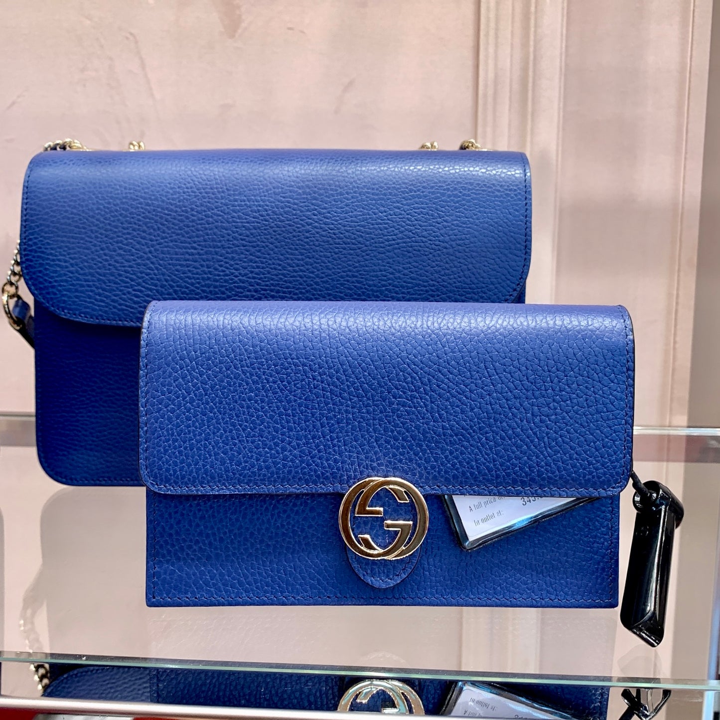 *@Gucci▪️GG WOC 雙G銀扣WOC包/P435 🔔限時折🉐20580