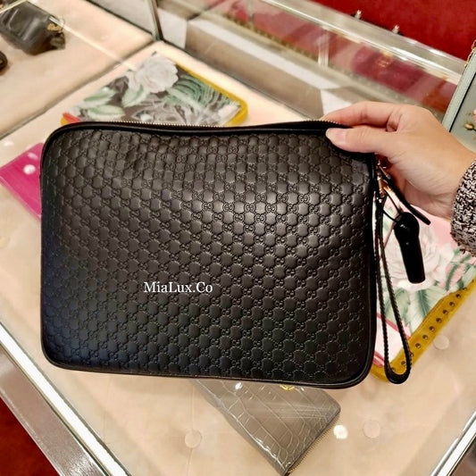 Gucci Calfskin Case 男女款壓紋手拿公事包 607726 *P345