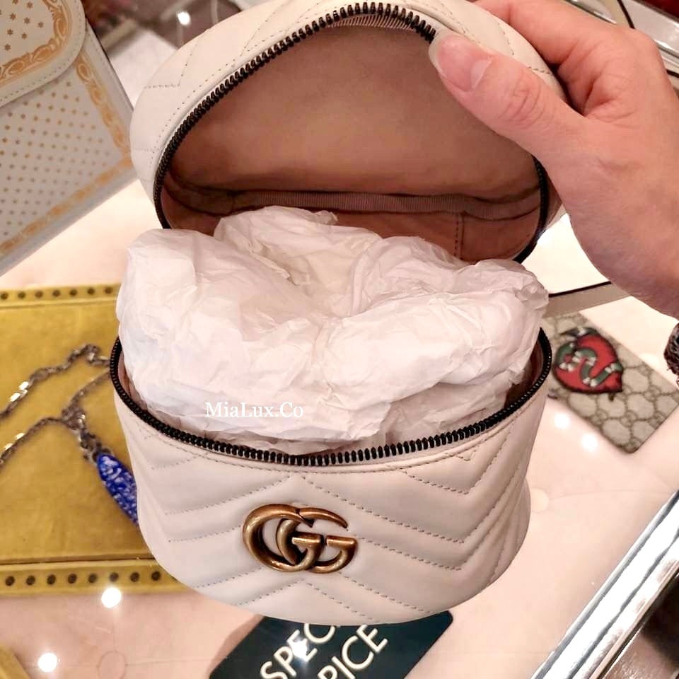 Gucci GG Marmont Mini Top Handle 上把手化妝後背包/P845