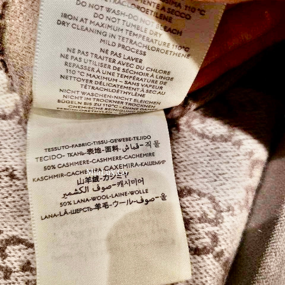 *@Gucci Wool Scarf  男女款邊飾羊毛厚長條圍巾/P220