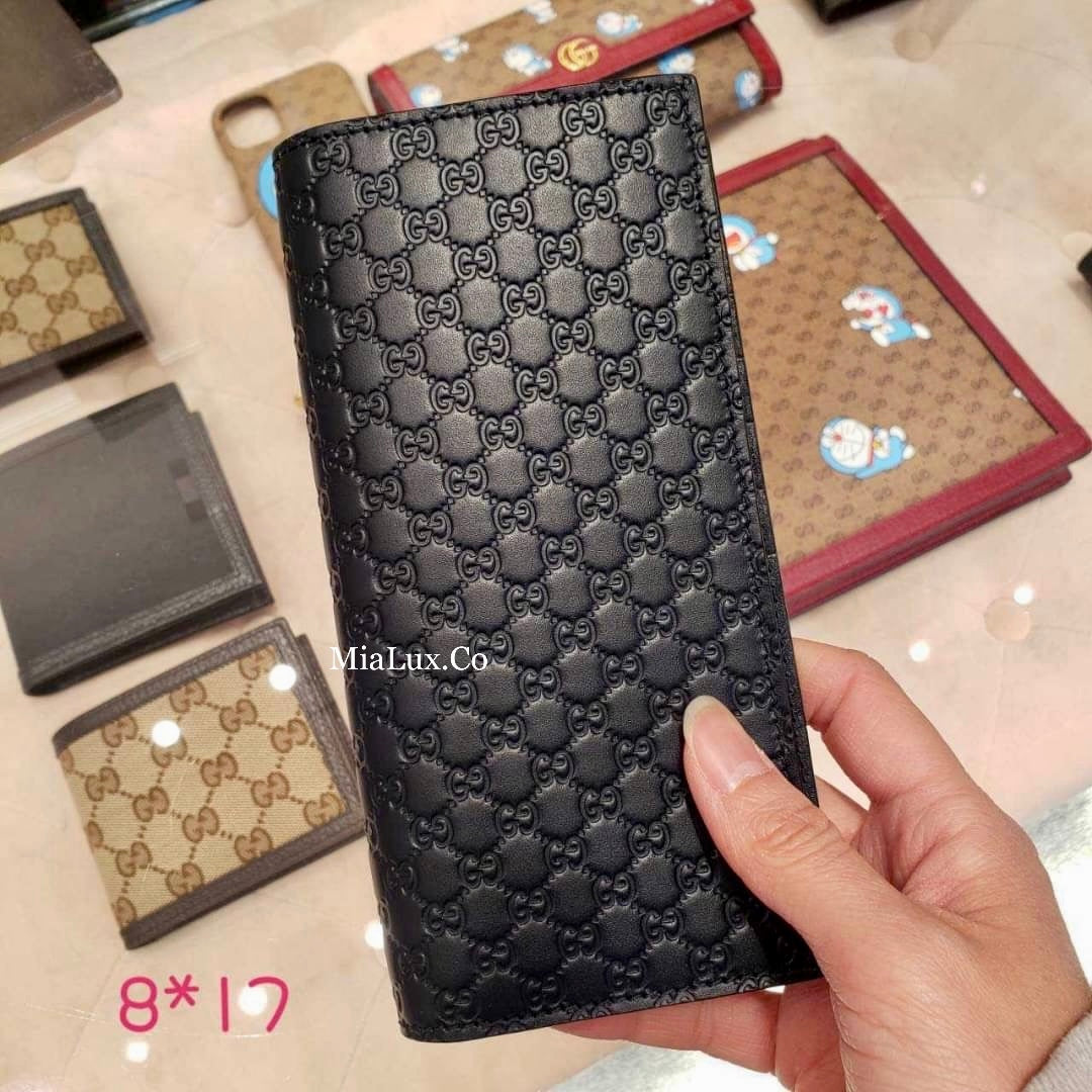 @Gucci Embossed Long Wallet 男生款壓紋對開長夾/P235
