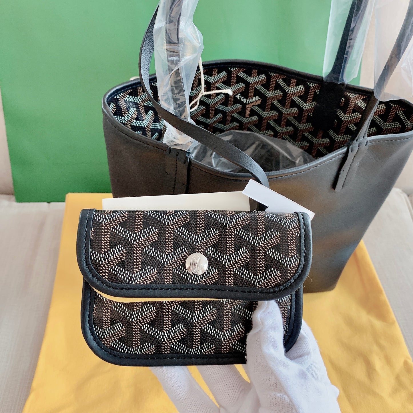 Goyard▪️Anjou Mini 雙面迷你托特/1800E2050 🍀🉐83000🇪🇺