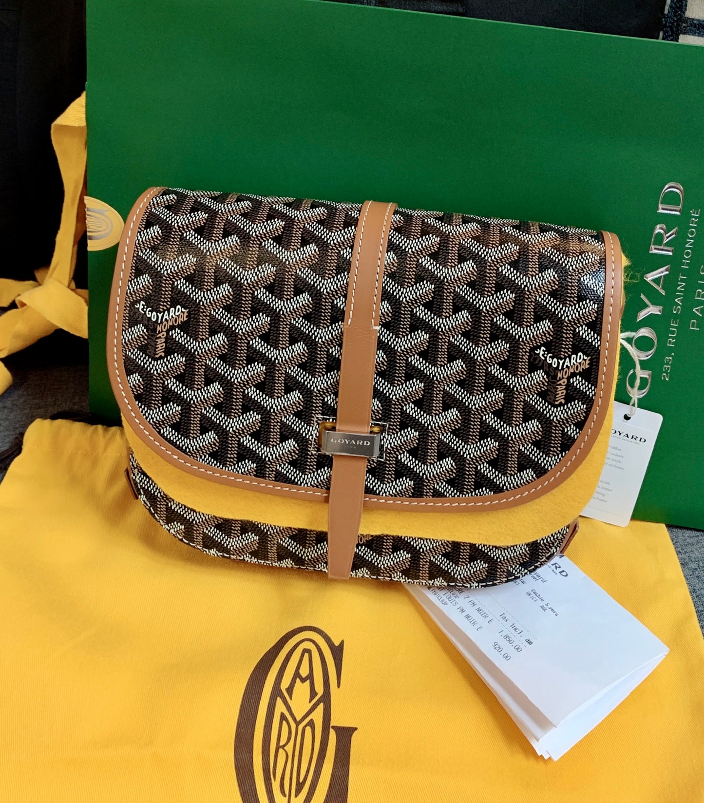 Goyard▪️Belvedere PM 馬鞍郵差包/2020E2300 🍀🉐93000🇪🇺