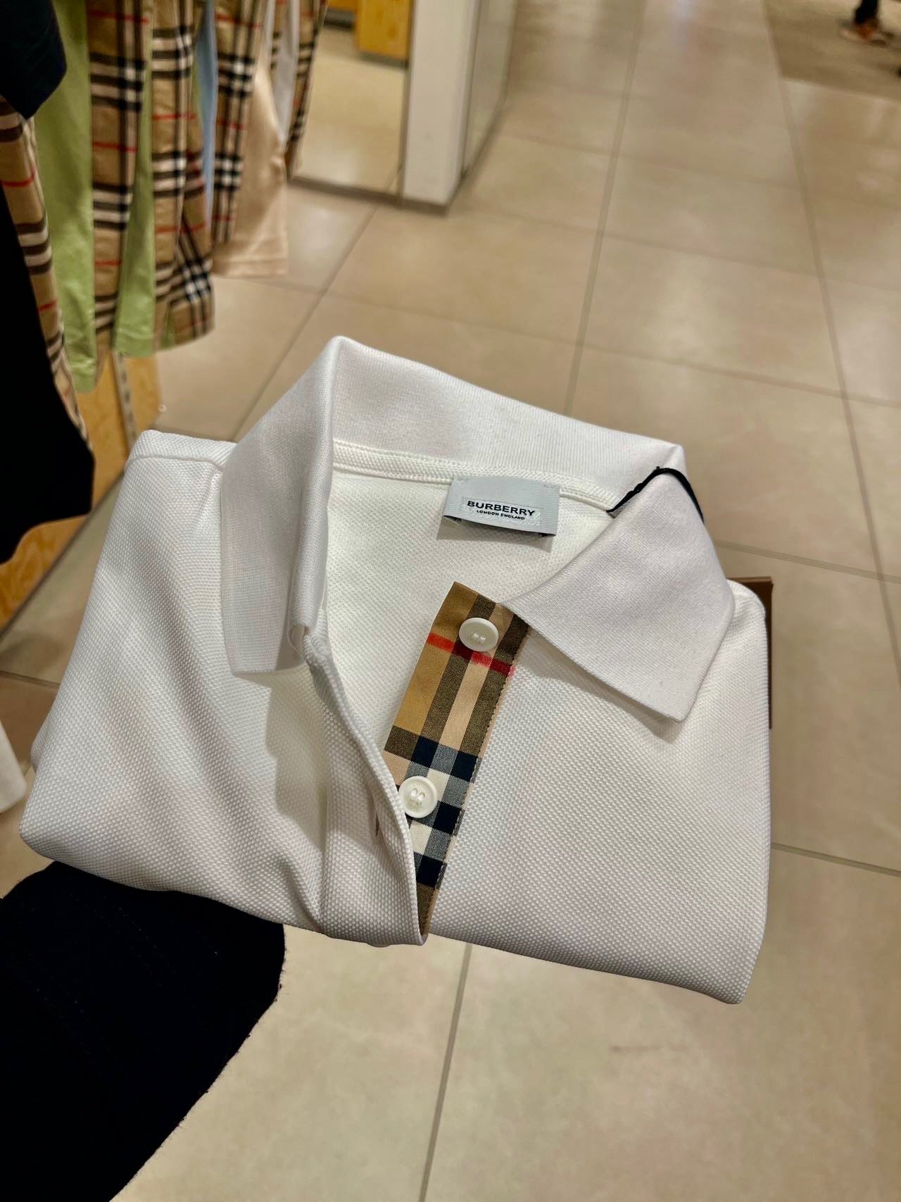 @Burberry 女款Polo上衣/320P129 🔥下殺🉐6610
