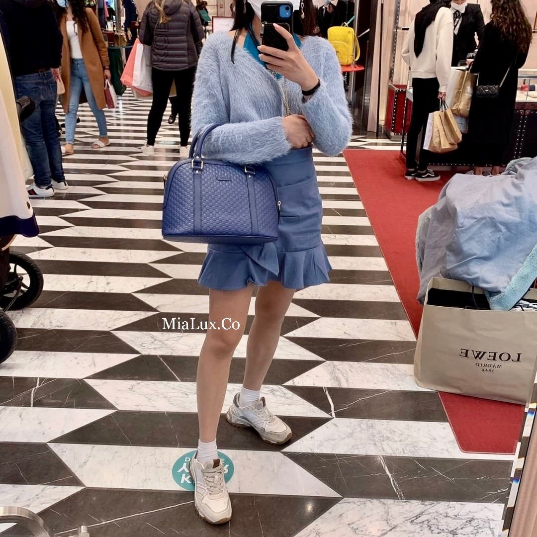 @Gucci Embossed Bag L 大款壓紋牛皮貝殼包/P745 🔔限時折🉐34530