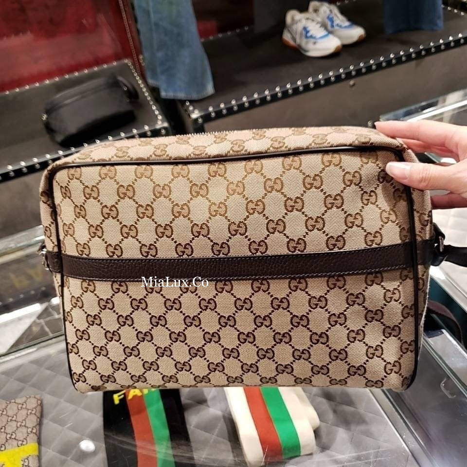 @Gucci Ophidia 男生款老花大郵差包/P490