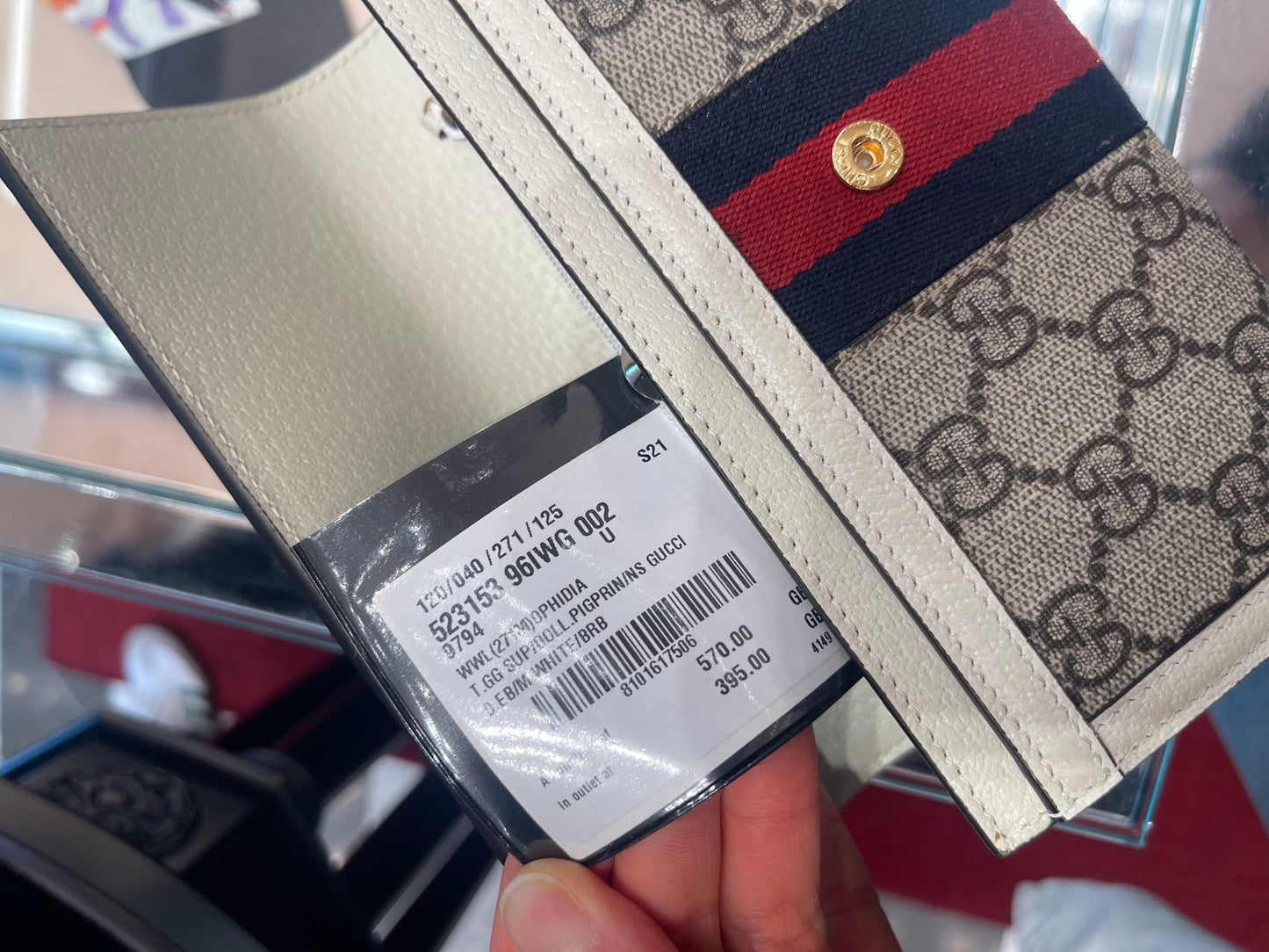 @Gucci▪️GG Canvas 老花長夾/570P395 🔔限時折🉐18580