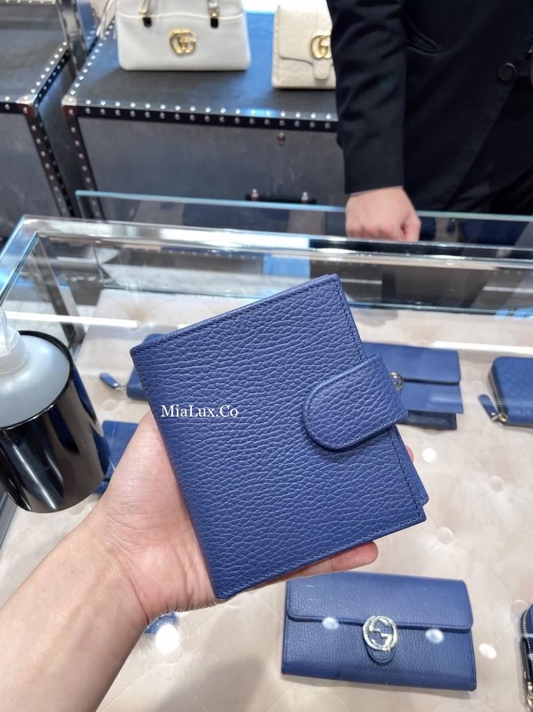 *@Gucci▪️Interlocking 雙G銀扣短夾/510P230 🔔限時折🉐11150