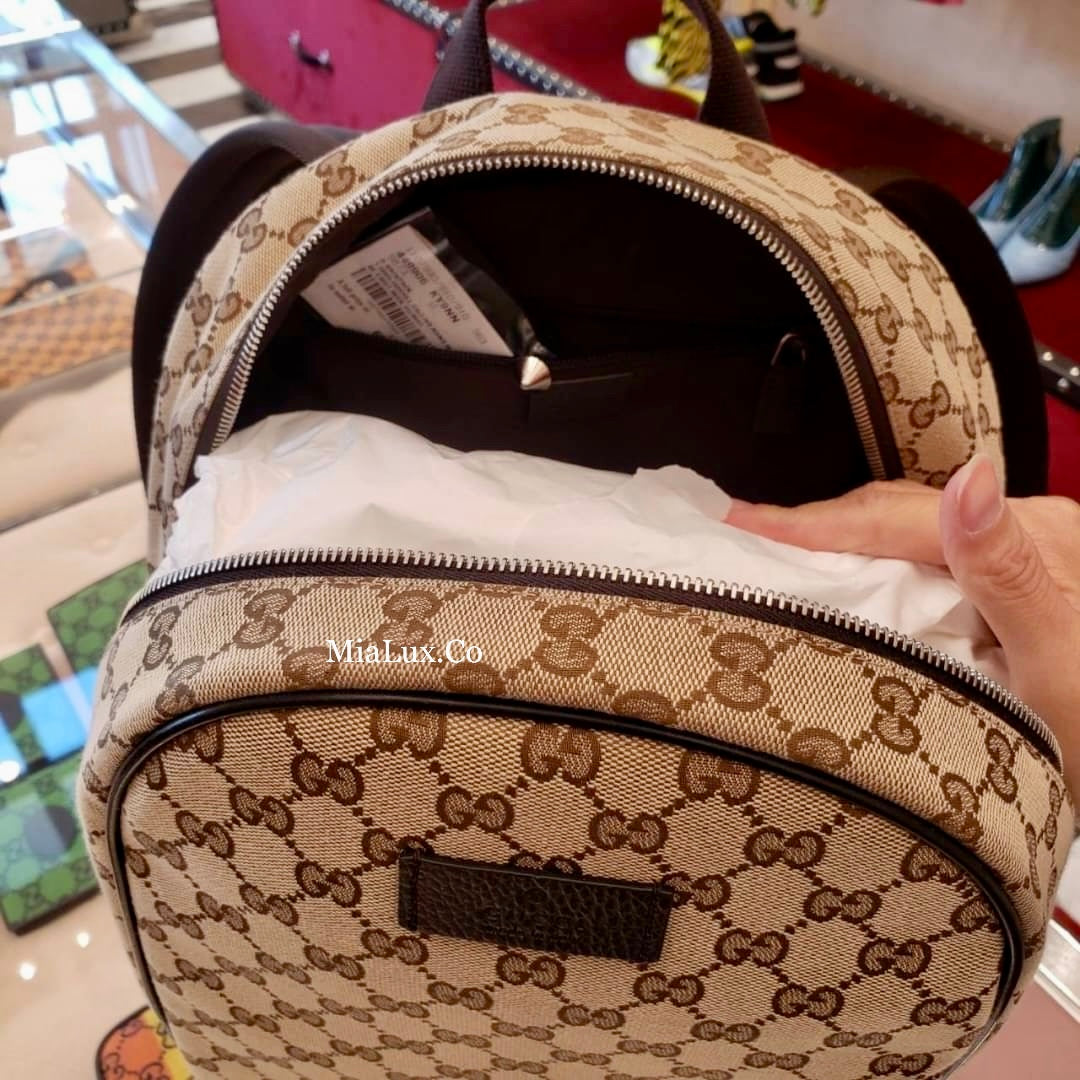 @Gucci Canvas Backpack 男女款老花後背包/P600