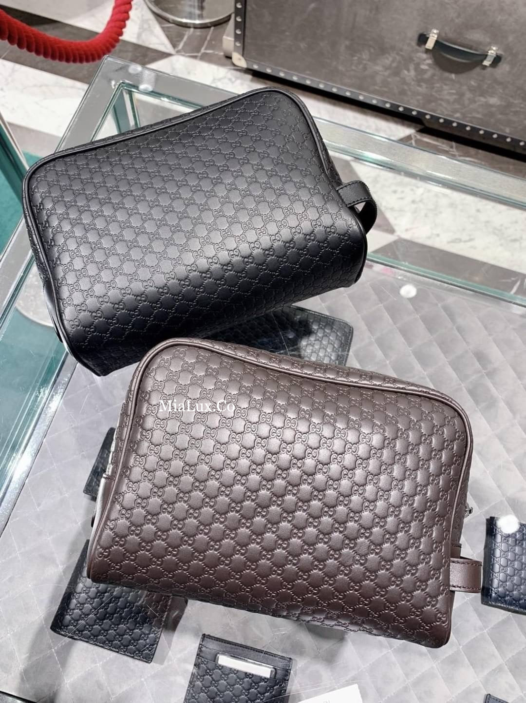 @Gucci Toiletry 男生款壓紋漱洗包/P270