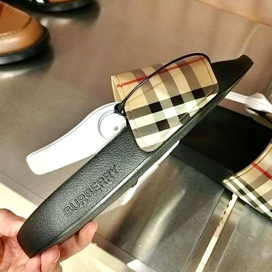 @Burberry Vintage Check Slides 經典格紋拖鞋/270P190 🔥下殺🉐9980
