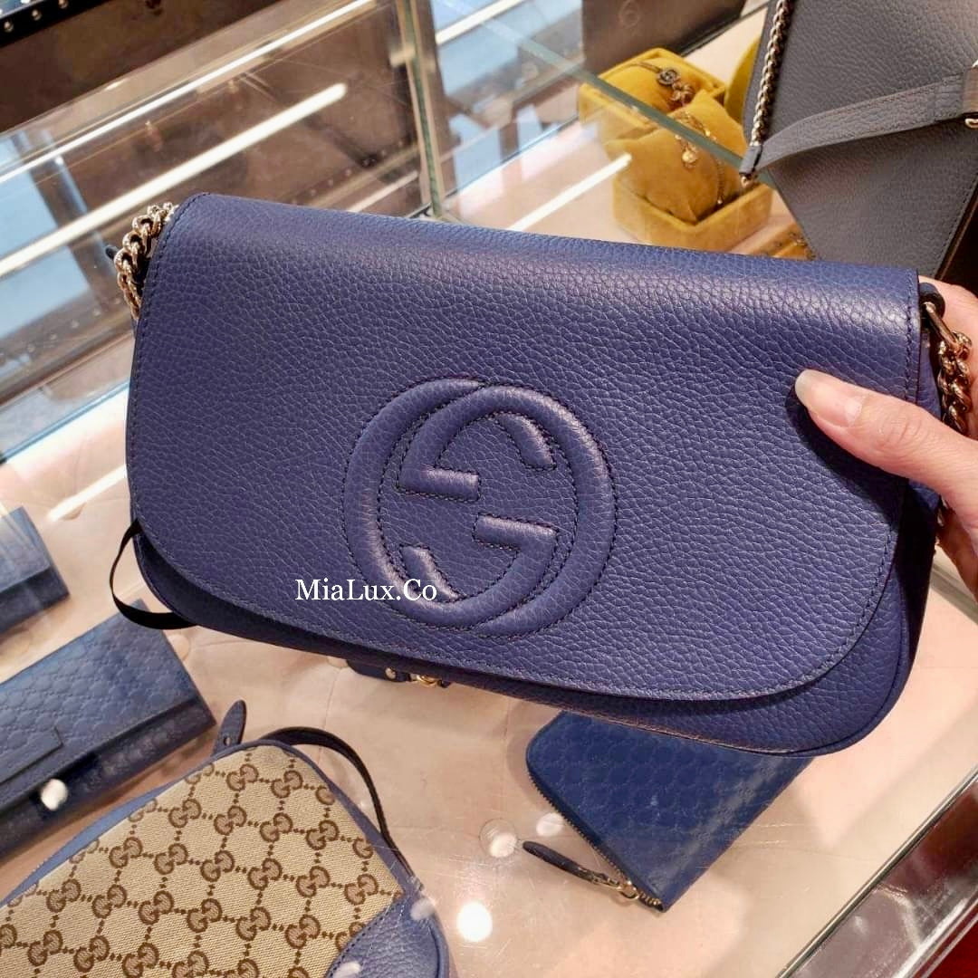 @Gucci▪️Soho Chain Bag 浮雕法棍包/P785 🔔限時折🉐36330