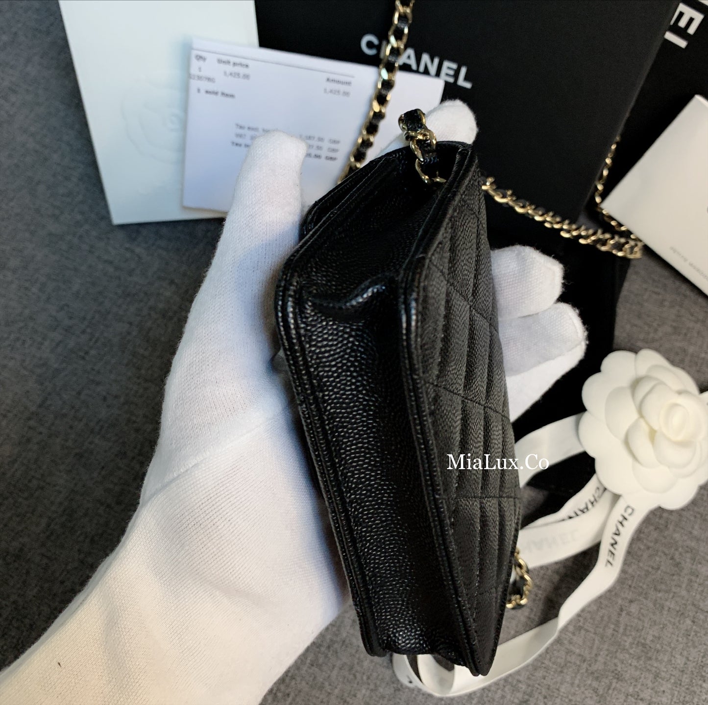 CHANEL▶︎✨| CLASSIC CLUTCH WITH CHAIN 經典格紋翻蓋鏈卡包 AP2727 -