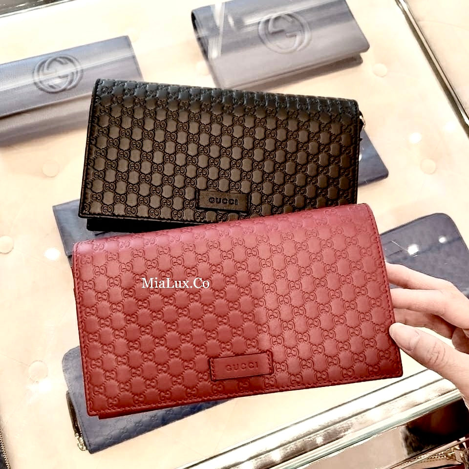 @Gucci▪️Embossed WOB 壓紋背帶錢包/335 🔔限時折🉐16080