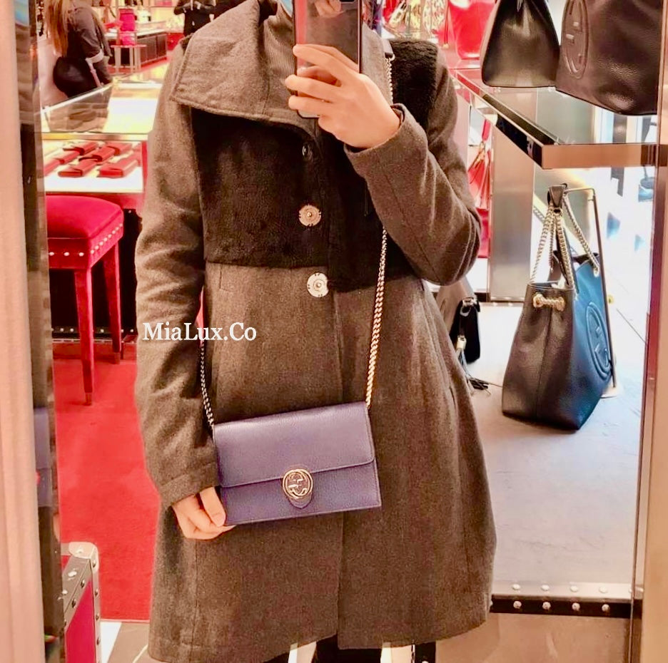 *@Gucci▪️GG WOC 雙G銀扣WOC包/P435 🔔限時折🉐20580