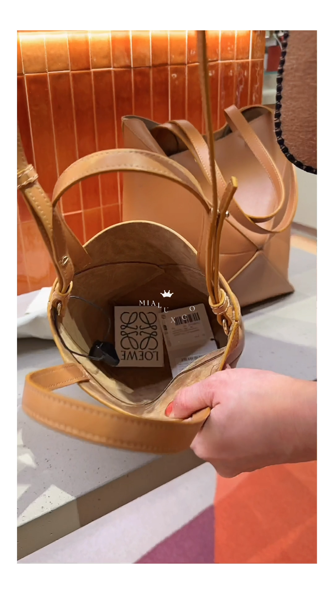 Loewe▪️Puzzle Fold Tote Mini 單色拼圖折疊包/1250