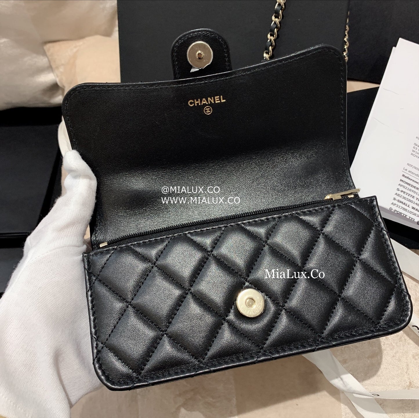 CHANEL▶︎✨| MINI WOC WITH HANDLE 迷你翻蓋手把WOC錢包 AP3226 -
