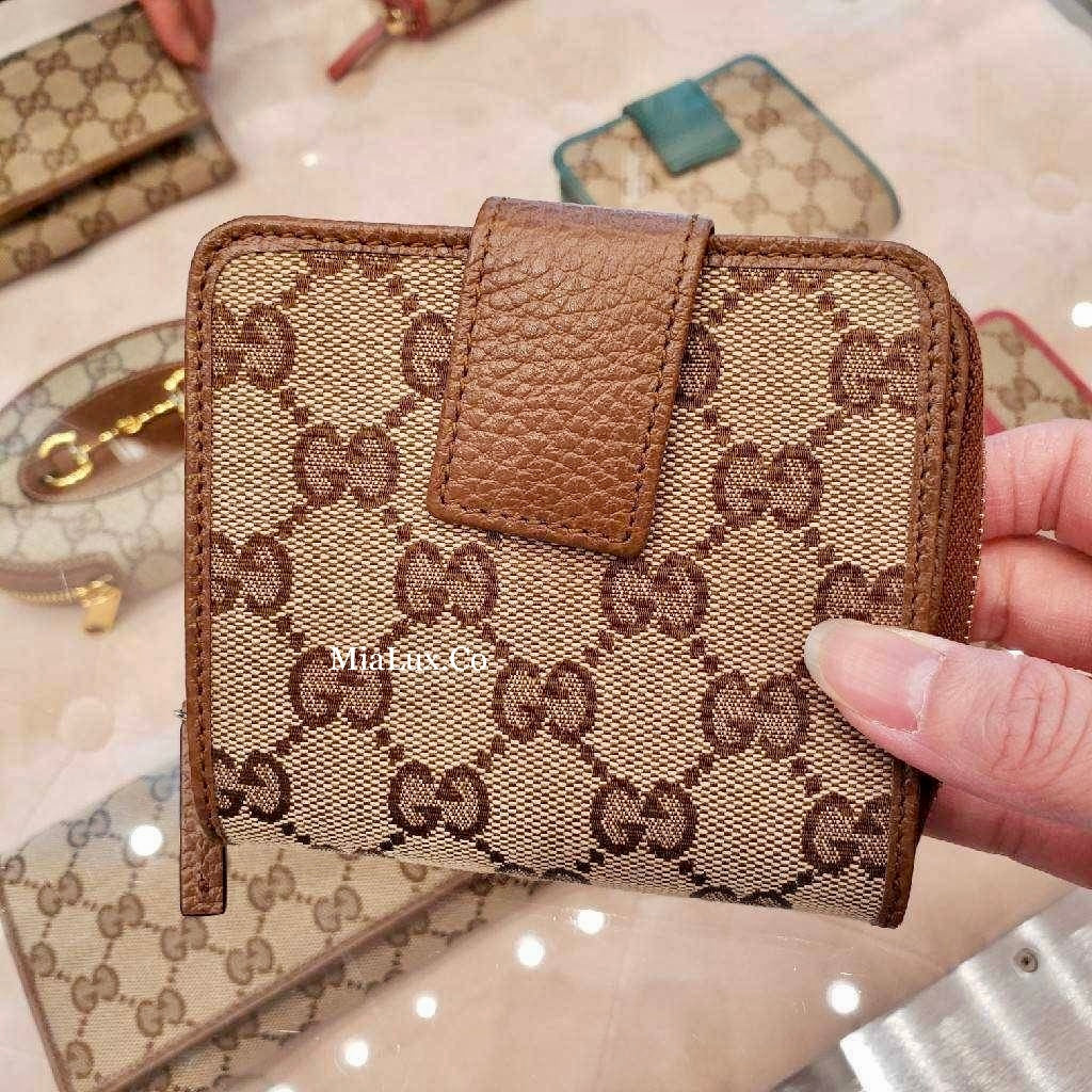*@Gucci Canvas 織布短夾/440P200 🔔限時折🉐11000