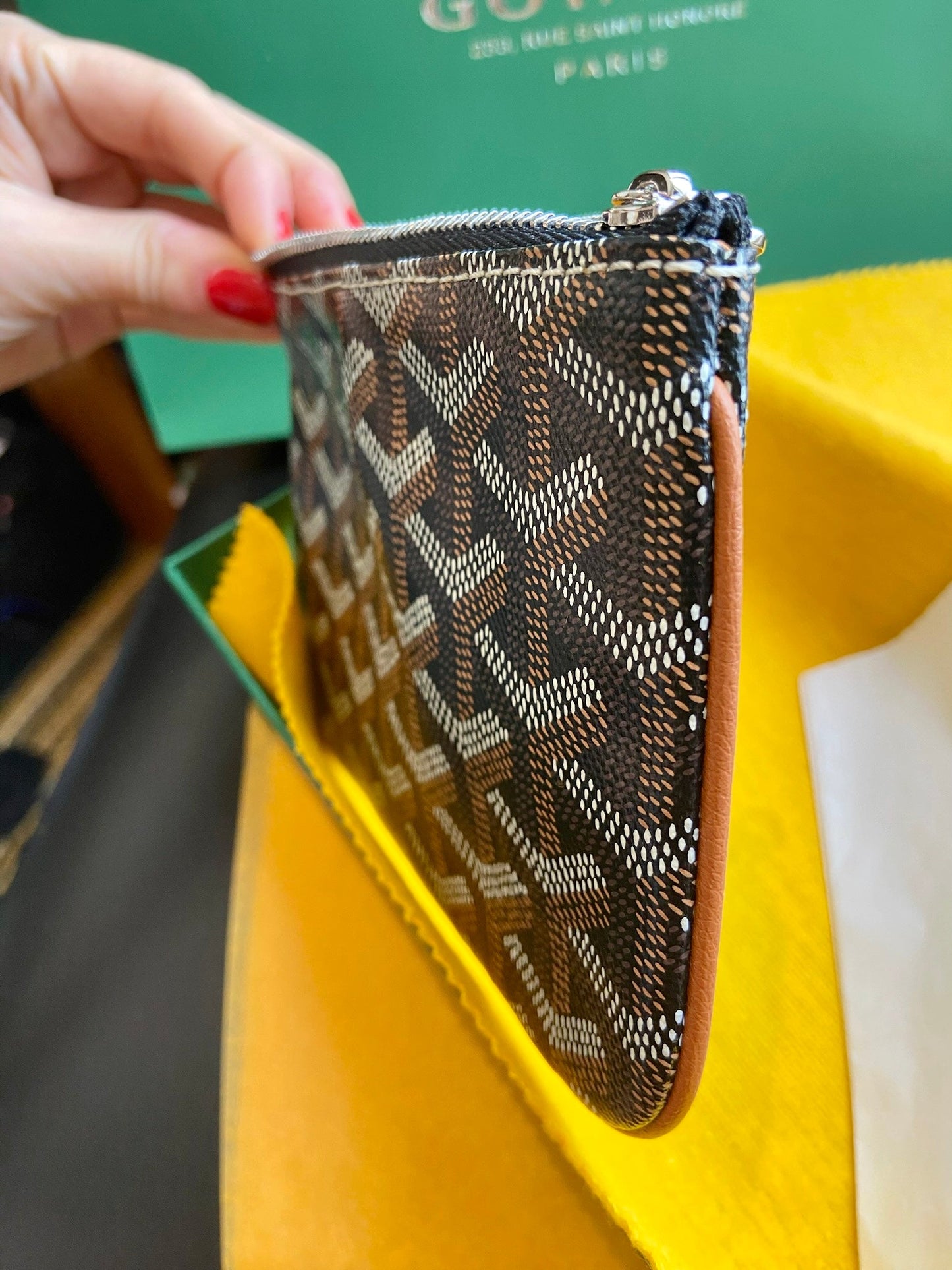 *現貨*Goyard▪️Senat Pouch Mini 一字拉鍊零錢包/395 年前特價🉐17800🏷️