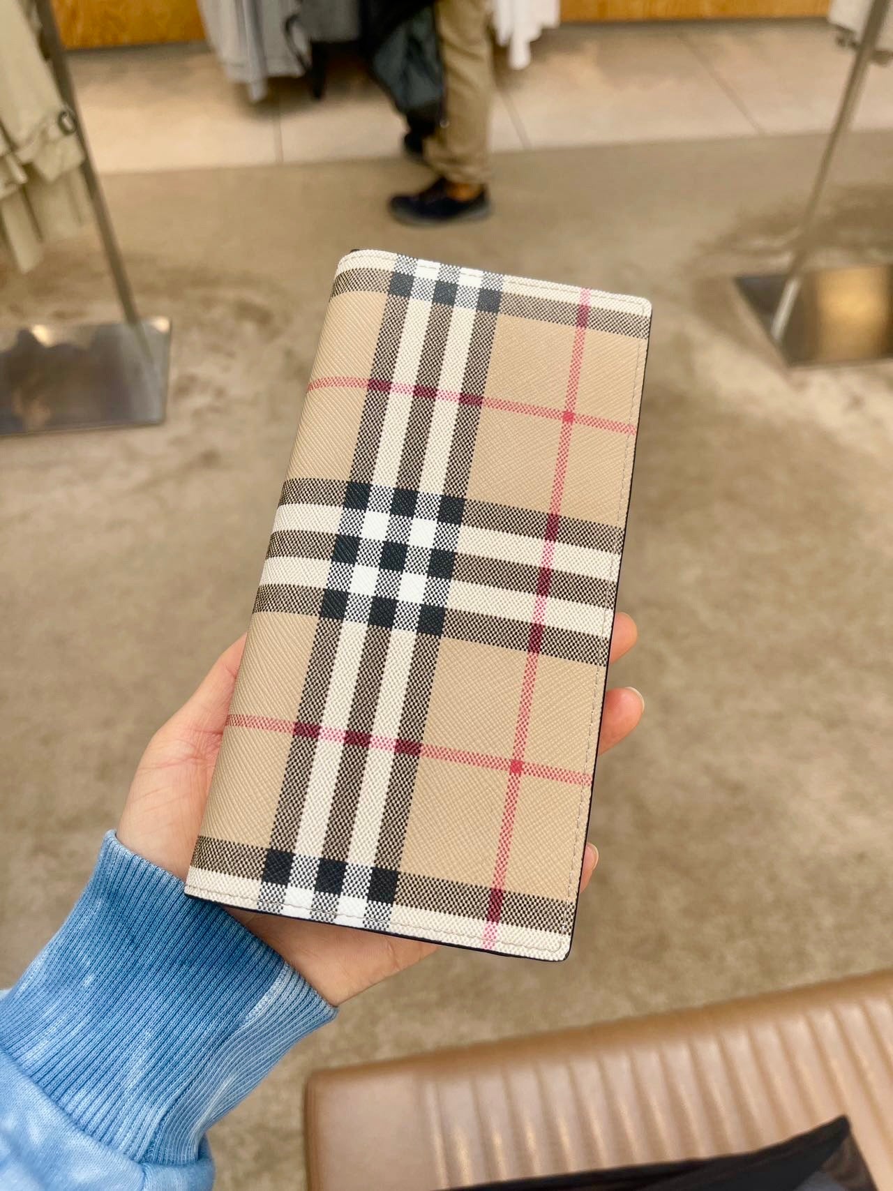 @Burberry Vintage 男生款對開長夾/420P179 🔥下殺🉐9560