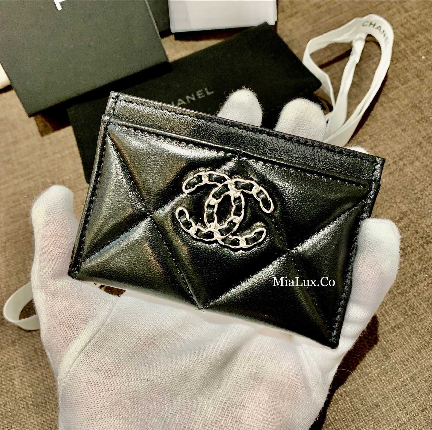 CHANEL▪️19 CARD HOLDER 卡夾 🏷