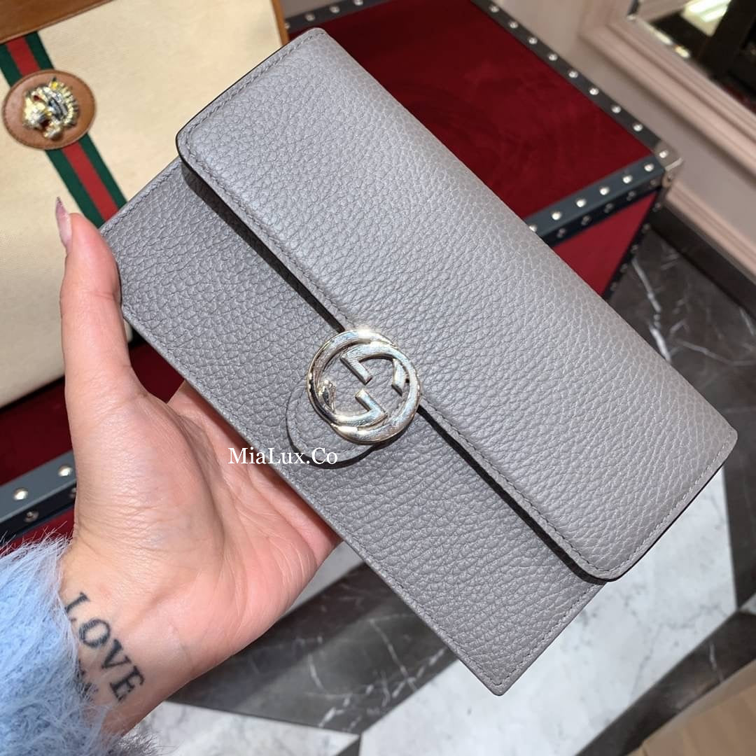 *@Gucci▪️GG WOC 雙G銀扣WOC包/P435 🔔限時折🉐20580