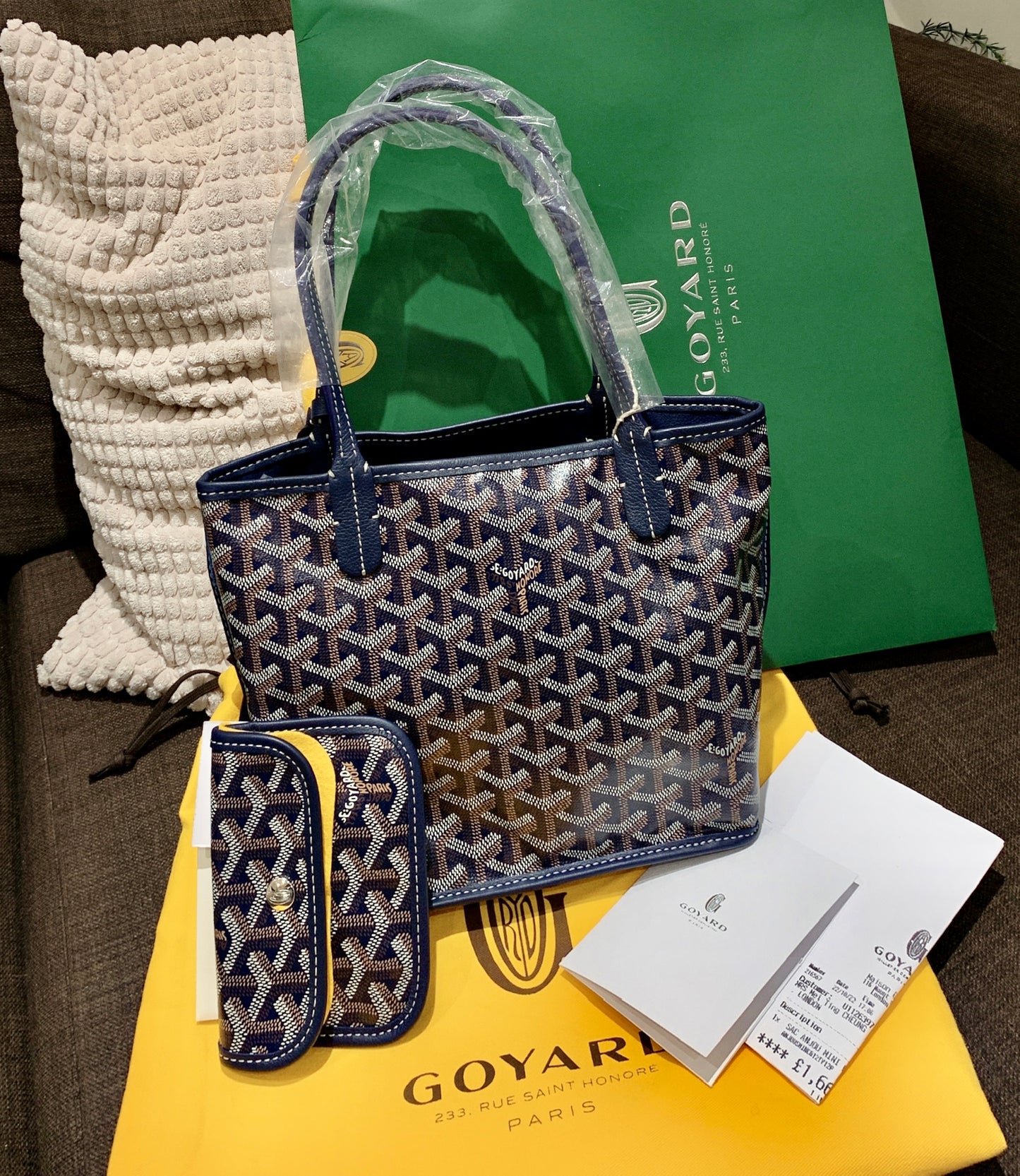 Goyard▪️Anjou Mini 雙面迷你托特/1800E2050 🍀🉐83000🇪🇺