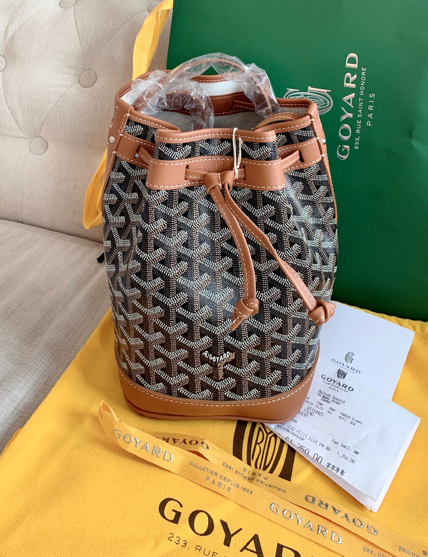 Goyard▪️Petit Flot Bucket 小水桶包/1705E1900 🍀🉐77000🇪🇺