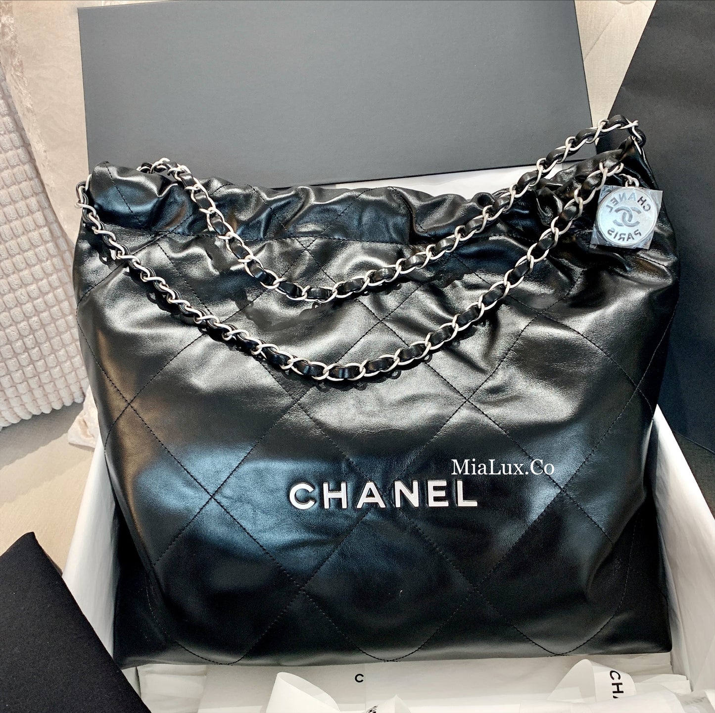 CHANEL 22 S 小款垃圾包/4840 🉐194600