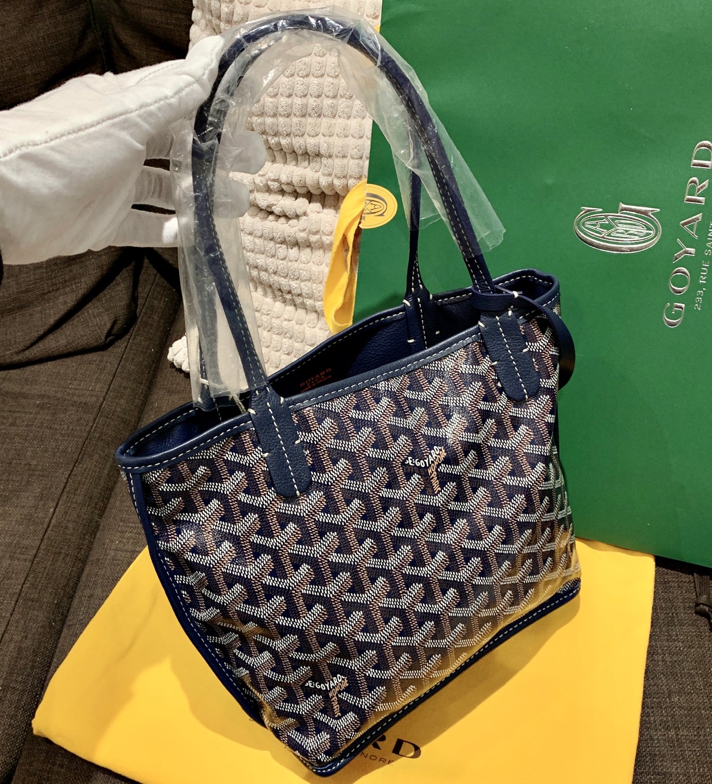 Goyard▪️Anjou Mini 雙面迷你托特/1800E2050 🍀🉐83000🇪🇺