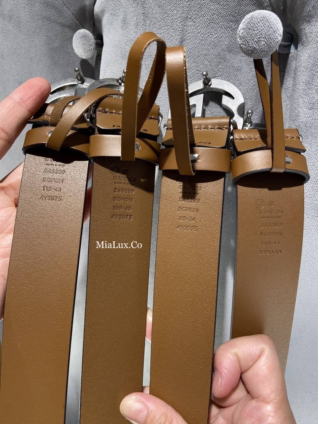 @Gucci Calfskin Belt 男生款素面皮帶/P235