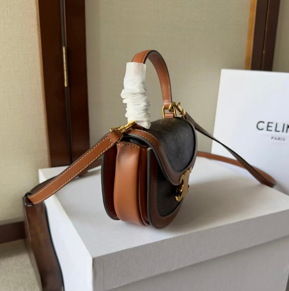Celine BESACE CLEA MINI 手柄馬鞍包/1850E2000 🉐71000🇪🇺