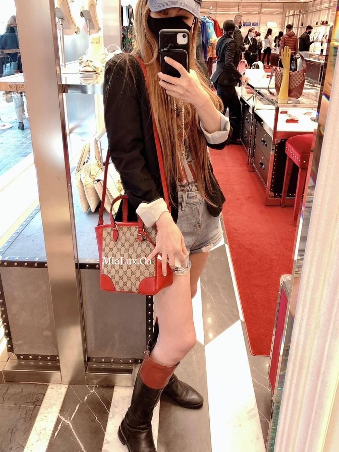 *@Gucci▪️Tote Bag 老花織布手提肩背包/P625 🔔限時折🉐29130