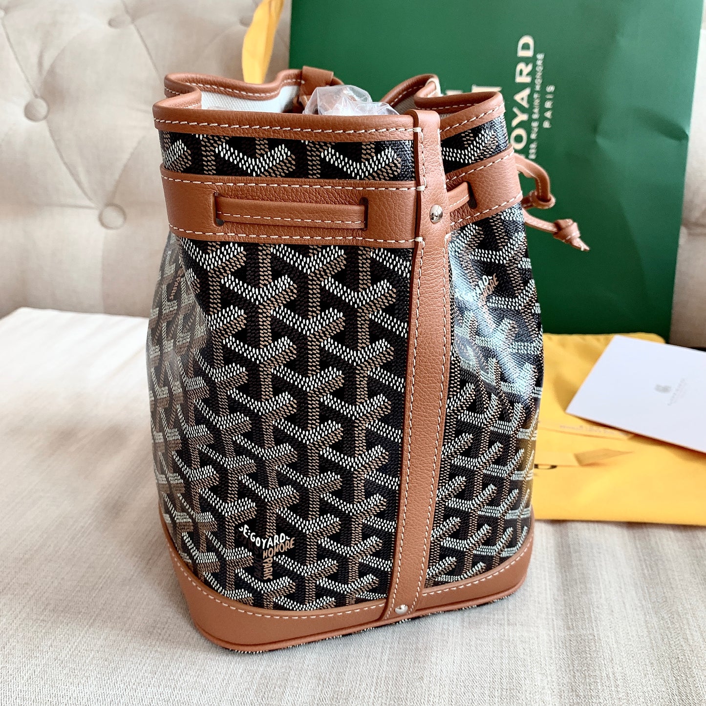 Goyard▪️Petit Flot Bucket 小水桶包/1705E1900 🍀🉐77000🇪🇺