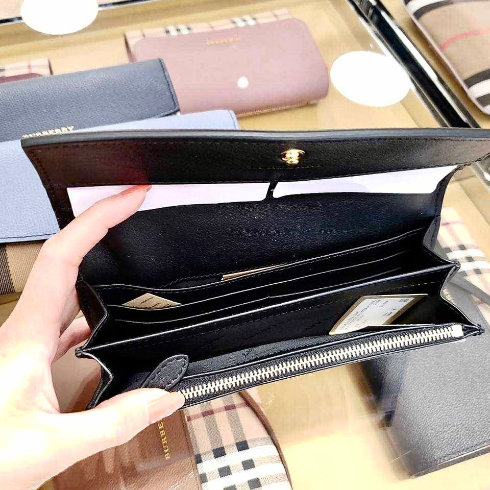 @Burberry Porter House 格紋拚色翻蓋長夾/P239 🔥下殺🉐11760