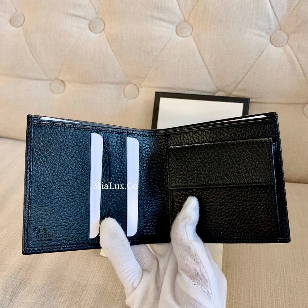 *@Gucci Canvas Wallet 男女款老花零錢短夾/P220
