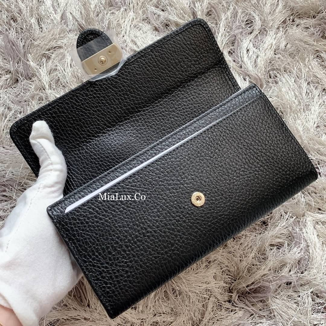 *@Gucci▪️Interlocking 雙G銀扣翻蓋長夾/P270 🔔限時折🉐13150