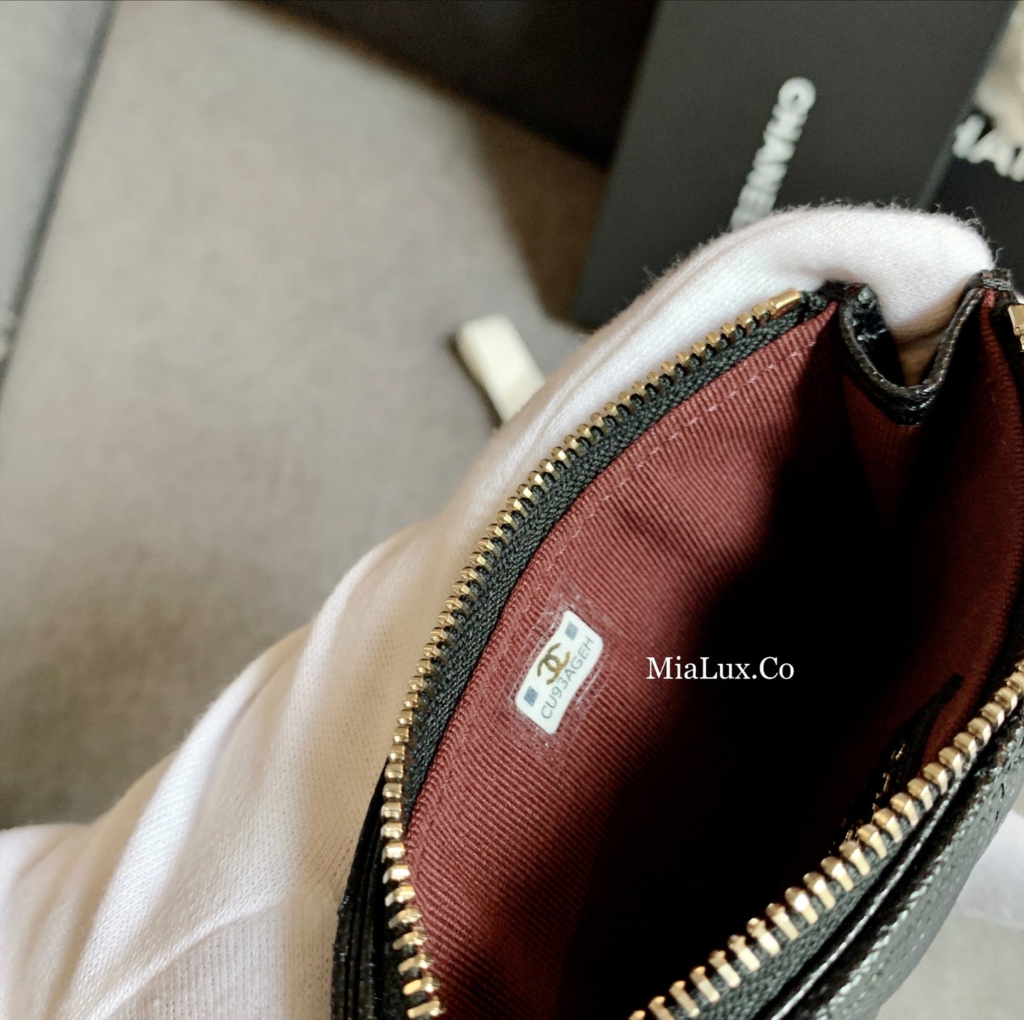 CHANEL▪️CF CARD HOLDER 拉鍊卡層卡夾 -