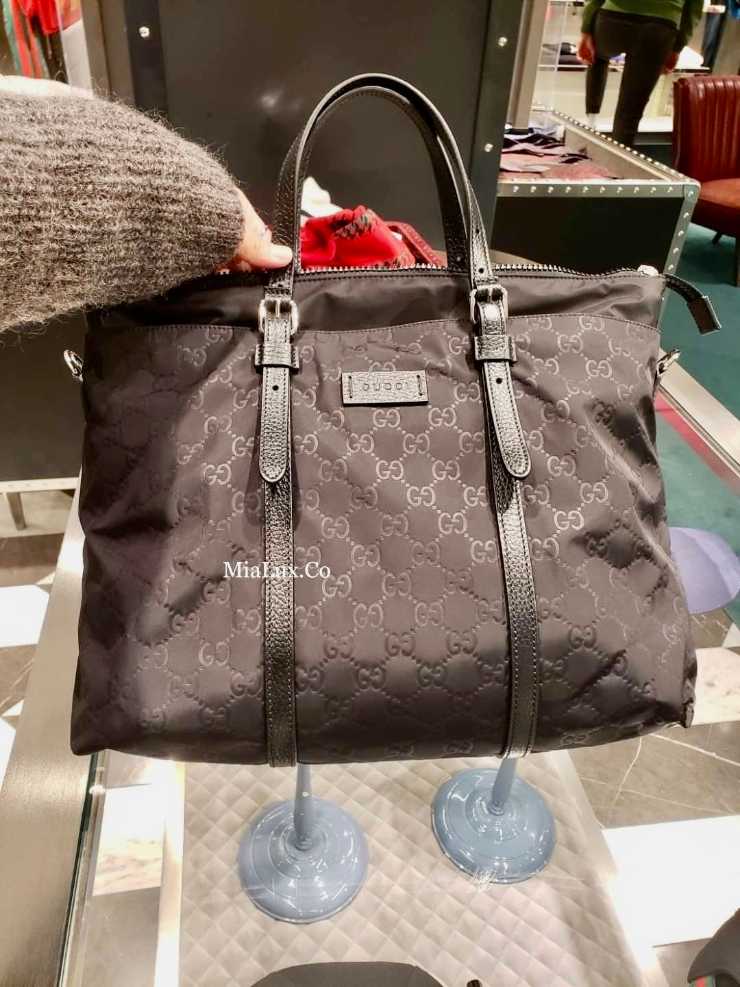 *@Gucci Nylon Tote 尼龍托特包/P495