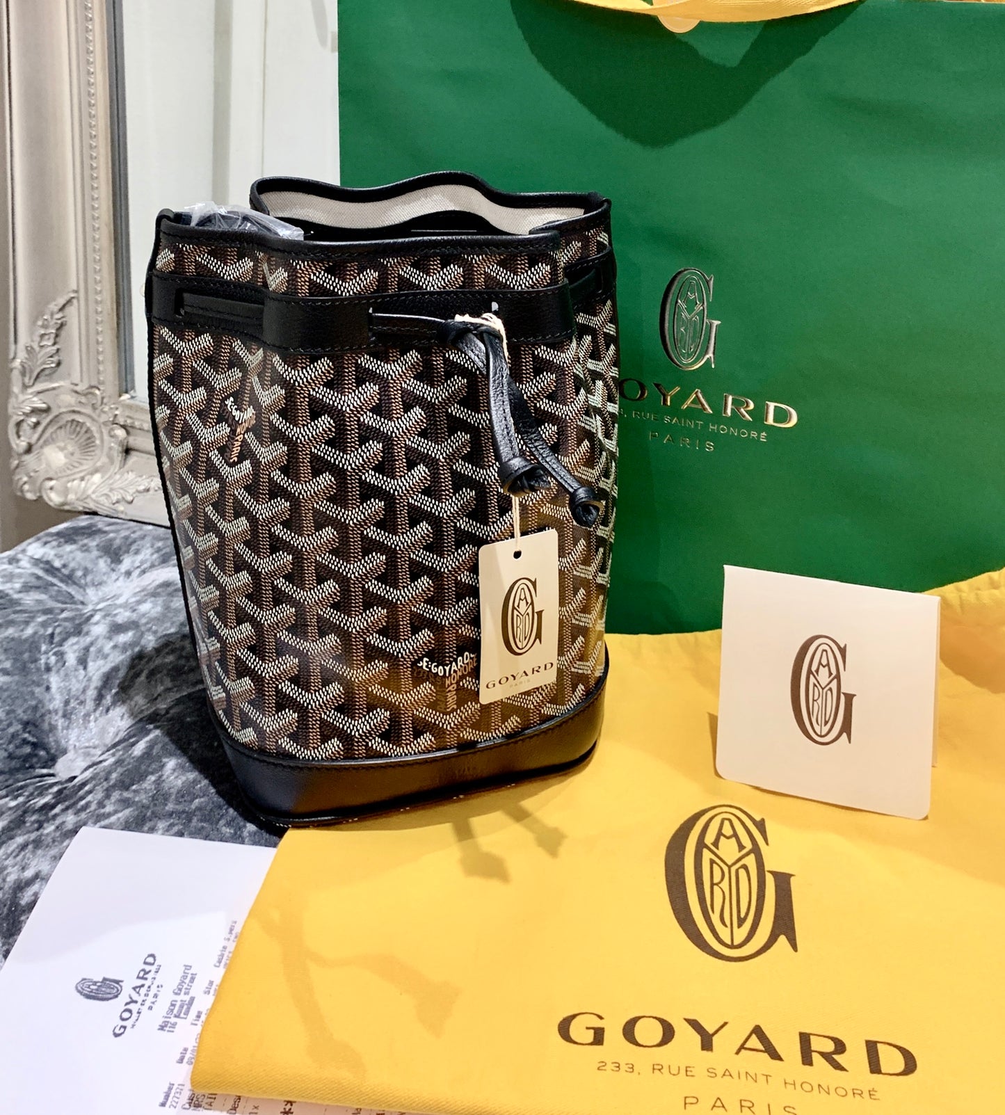 Goyard▪️Petit Flot Bucket 小水桶包/1705E1900 🍀🉐77000🇪🇺