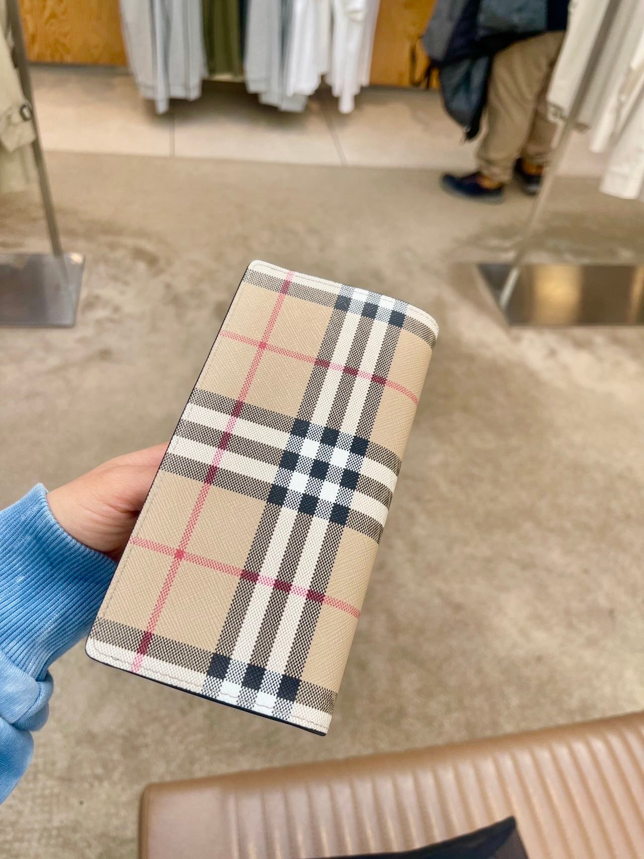 @Burberry Vintage 男生款對開長夾/420P179 🔥下殺🉐9560