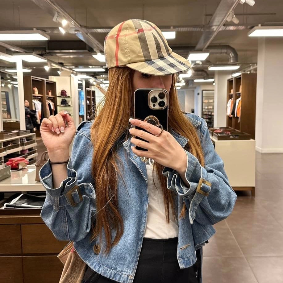@Burberry Classic Cap 經典格紋棒球帽/P159 🔥下殺🉐8660