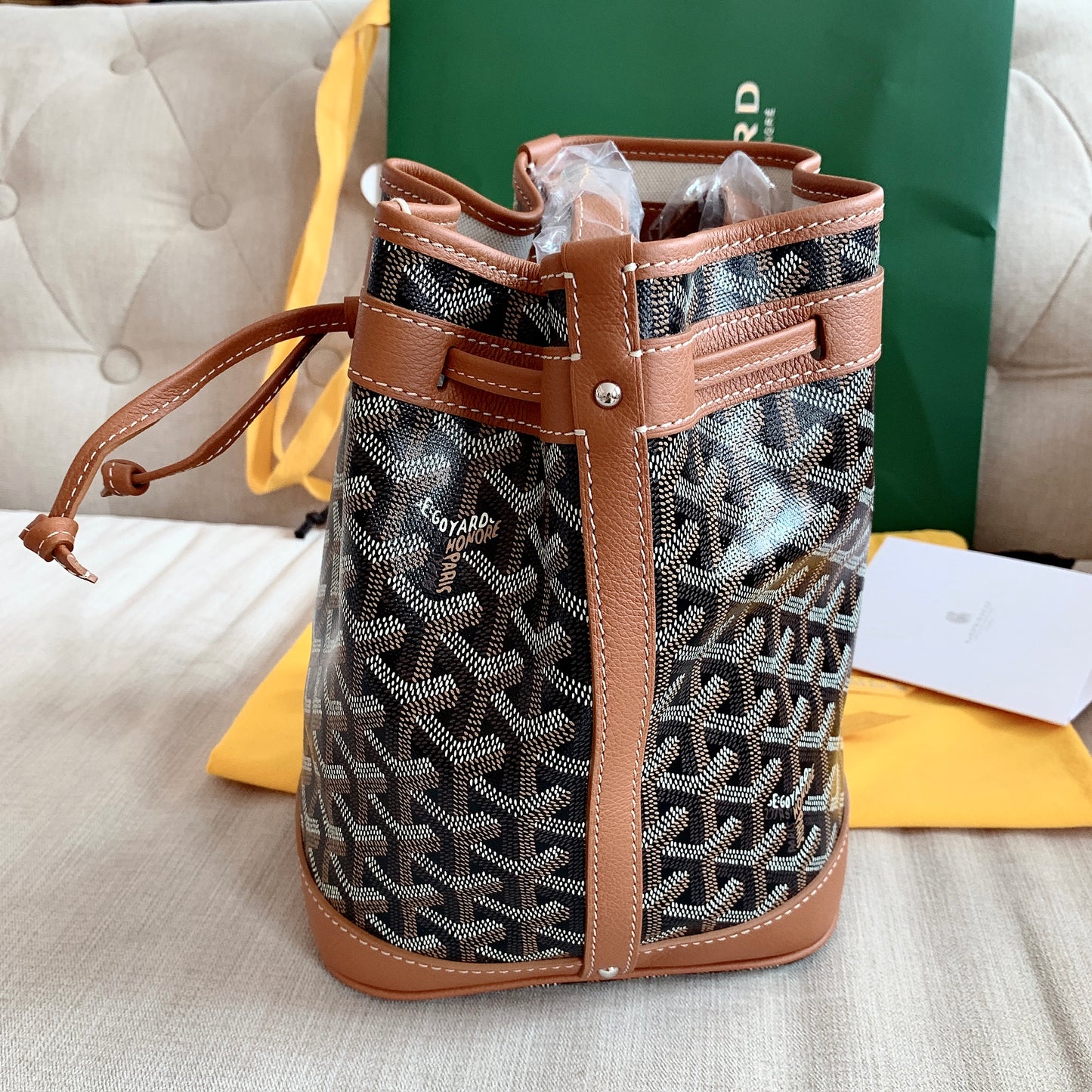 Goyard▪️Petit Flot Bucket 小水桶包/1705E1900 🍀🉐77000🇪🇺