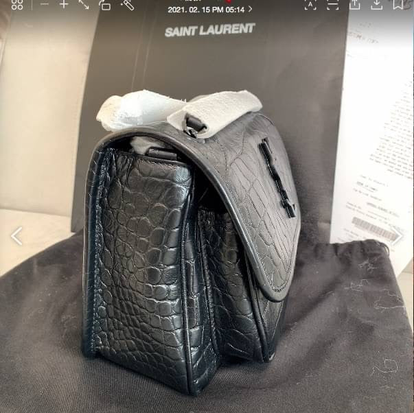 YSL Niki Baby 鱷魚紋牛皮鏈包/L2565 ㊙️折扣🉐103600💰