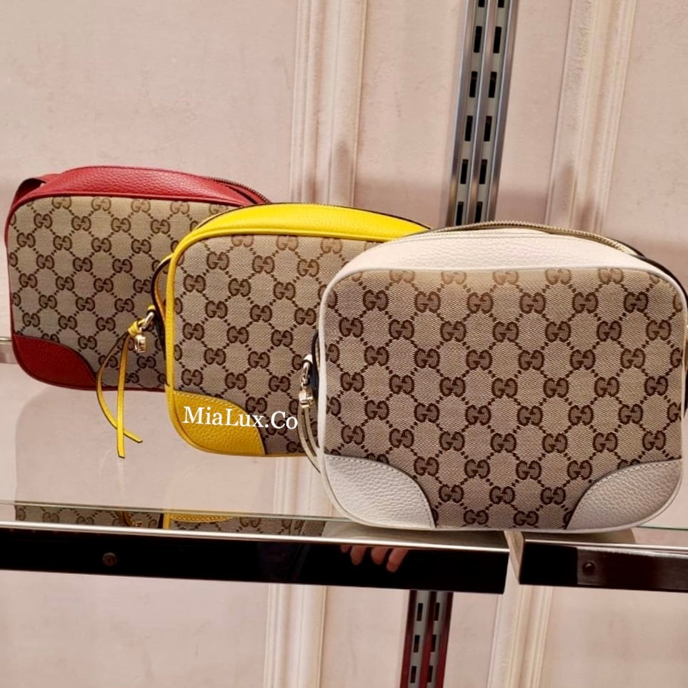 *@Gucci Canvas Camera Bag 老花相機包/P490