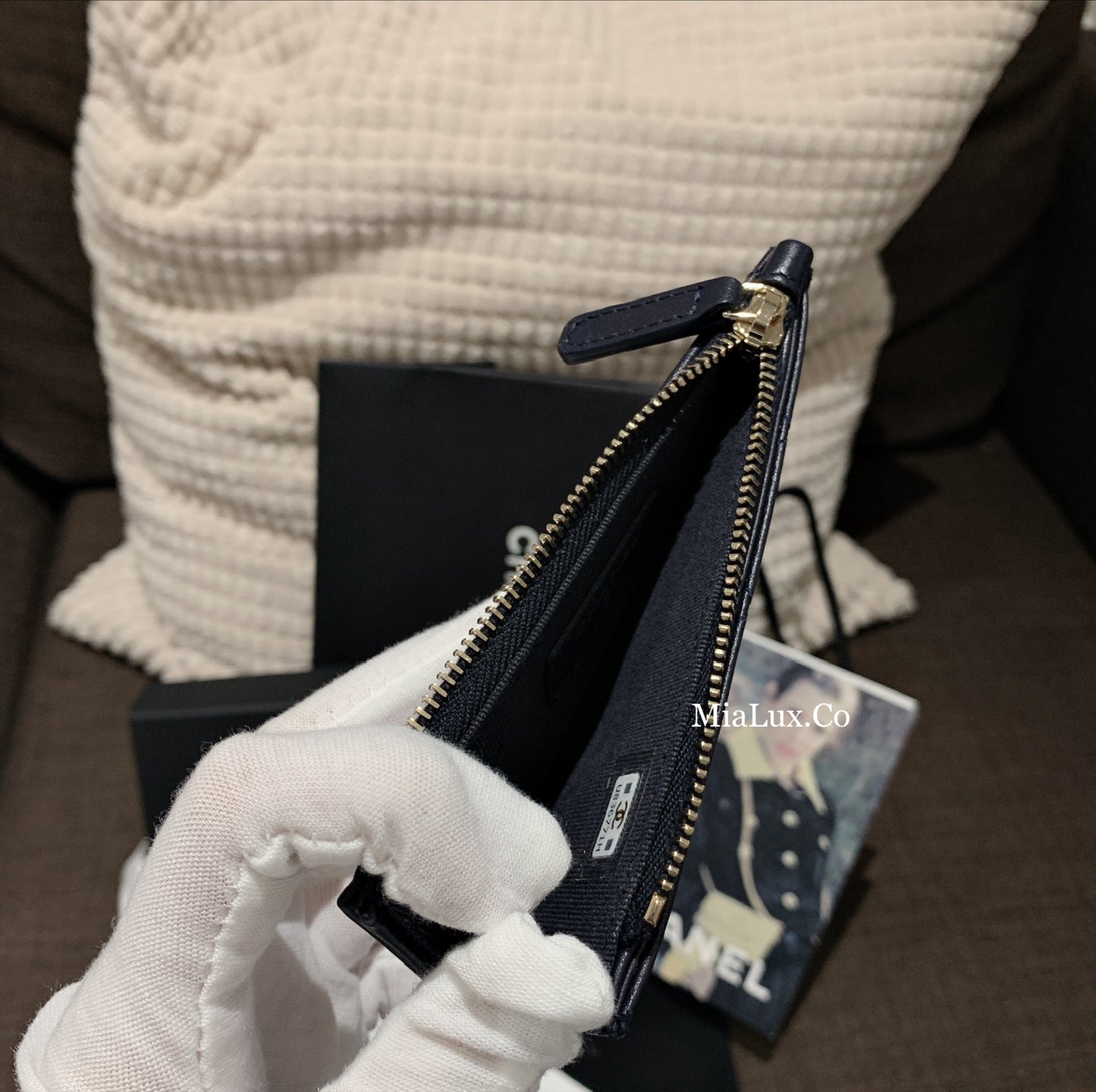 CHANEL▪️CF CARD HOLDER 拉鍊卡層卡夾 -