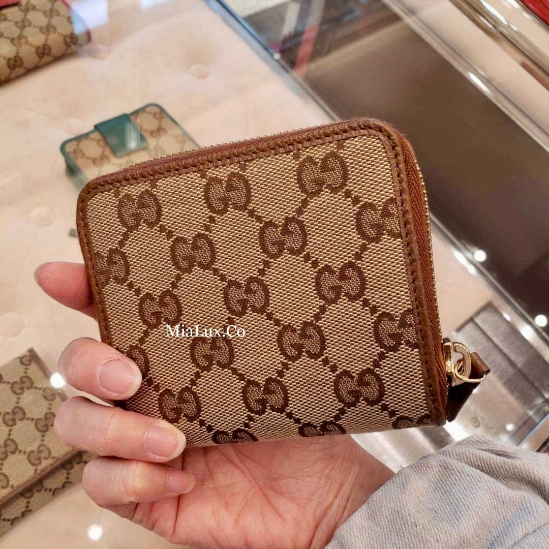 *@Gucci Canvas 織布短夾/440P200 🔔限時折🉐11000